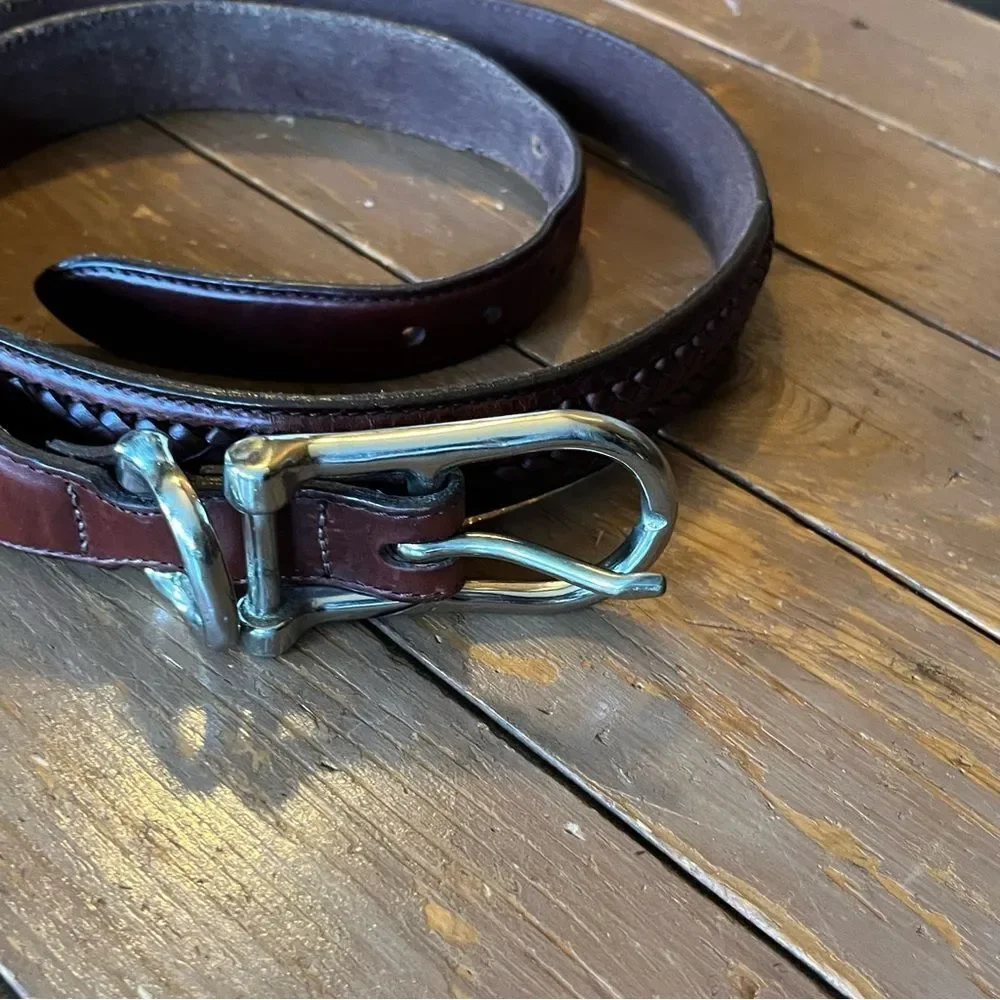 Willis & Geiger Braided Leather Belt